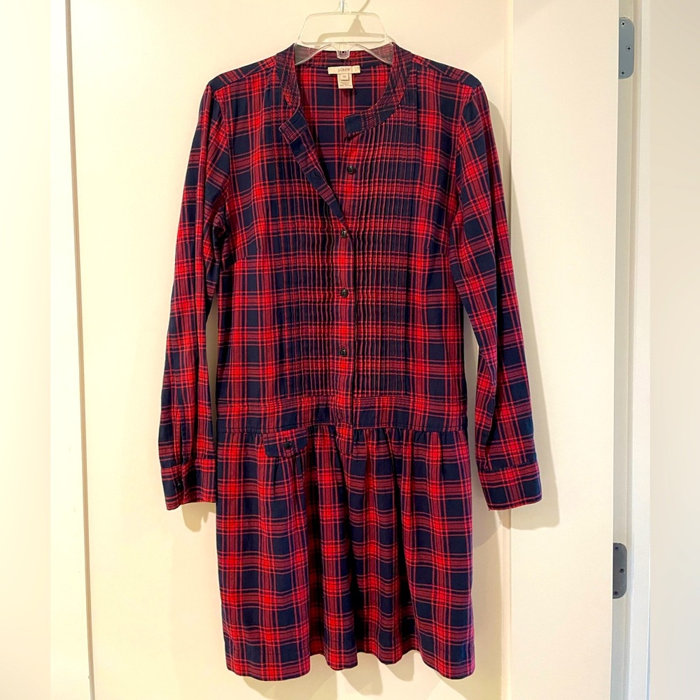 J Crew Plaid Dress